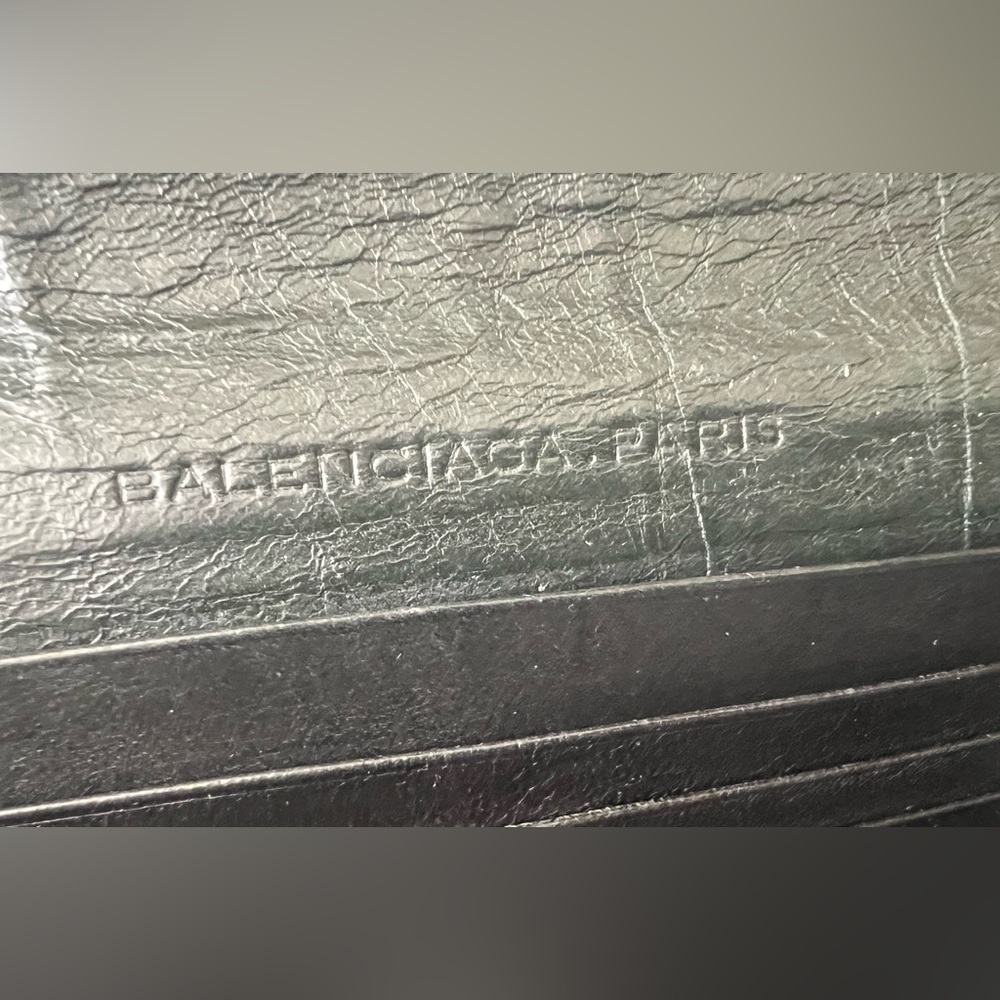 Balenciaga Dark Green Long Wallet - Picture 6 of 9